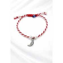 Crystal Atelier Standart Marteniçka Ip Bileklik - Ay Bileklik Klasik