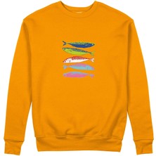 The Lucid Lab Warhol’s Sardines Sweatshirt - Turuncu