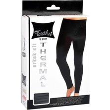 Katmirra Tutku Erkek Siyah Termal Tayt Esnek Yapısıyla Vücudu Saran Termal İç Giyim