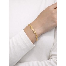 14 Ayar Altın Papatya Modeli Bileklik