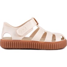 Igor Nıco Caramelo Ivory Kız Çocuk Sandalet Hafızalı İç Ped ve Esnek Yapı ile Rahatlık