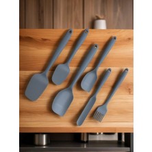 Galata Pazar 6'lı Yanmaz Yapışmaz Silikon Spatula Seti