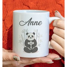 Bk Gift Anne ve Yavrusu Beyaz Kupa Bardak -7, Anneler Günü ve Kadınlar Günü Hediyesi