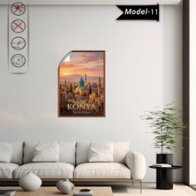 Akıllı Kağıt Türkiye Iller Tablo - Poster Konya (Model-11)