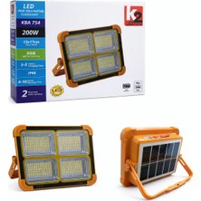 K2 Solar Taşına Bilir Projektör 200W KBA754