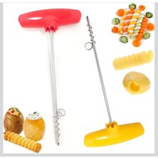 Patates Dilimleyici Şekillendirme Aleti Meyve Sebze Oyucu - 1 Adet