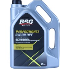 Bsg Motor Yağı 0W-30 Dpf Partikül Performance 7 Litre