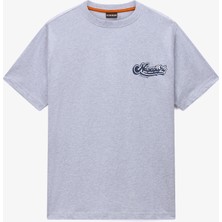 Napapijri S-Zinc Erkek Gri T-Shirt.-