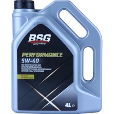 Bsg Motor Yağı 5W-40 Performance 4 Litre