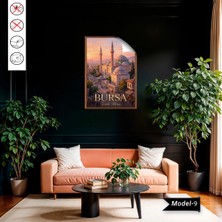 Akıllı Kağıt Türkiye Iller Tablo - Poster Bursa (Model-9)