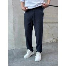 Difransel Jeans Erkek Relax Fit Lastikli Bel Keten Pantolon