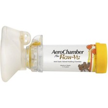 Allians Aerochamber Flow-Vu Sarı Çocuklar Için 1-5 Yaş Ayıcıklı Nebülizatör