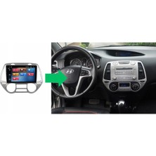 Hyundai I20 Dijital Klima Android Multimedya Sistemi 4-64 For-X (2008-2012) Ön Kayıt Kamera Hediyeli