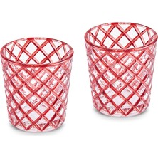 Karaca Vetna 2'li Kahve Yanı Bardağı Kırmızı