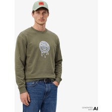 Hugo Newirex Erkek Haki SWEATSHIRT.345