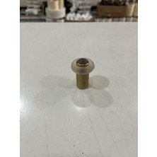 Karapolat Yer Tamponu 5 Adet - Silikonlu Kapı Tamponu - Kapı Stoperi - Sarı 45 mm - 5 Adet