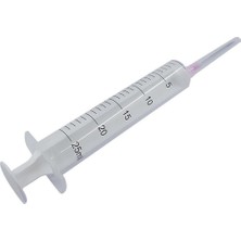 Allians 25 Ml, 2 Parça Pembe Uzun Iğneli Enjektör Seti, 10 Adet