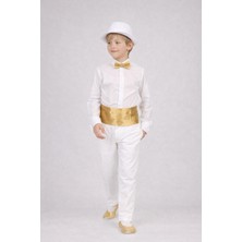 Dıgıl Kids Erkek Çocuk Takım Papyon Gömlek Pantalon Kuşak