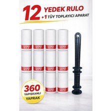 Galeriyo  Tüy Toplayıcı Aparat + 12 Adet Yedek Rulo (360 Yaprak)