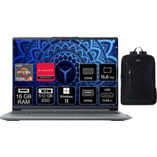Lenovo Ideapad Slim3 Amd Ryzen 5 7520U 16GB Ram 512GB SSD 15.6 Fhd Windows 11 Pro Laptop Bilgisayar + Boz Çanta