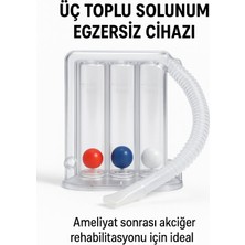 Allians 3'lü Solunum Nefes Egzersiz Cihazı, Sağlıklı Nefes Almayı Destekler