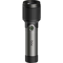 Bix Flashlight BX2139FL 60W Led, Max. 2000 Lümen Parlaklık ve 1000 Metreye Kadar Menzilli 5000MAH Şarj Edilebilir Kompakt El Feneri