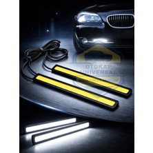 Otokap Universal Gündüz Ledi Farı 14CM Su Geçirmez Beyaz Sis Ledi Oto Gündüz Farı