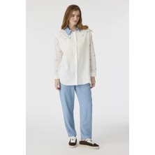 Zühre Solena Gömlek 38-46 Ekru Bluz/gömlek