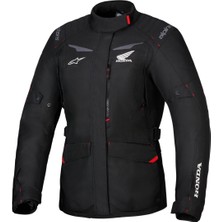 Alpinestars Honda Stella St-1 Wp Korumalı Kadın Motosiklet Montu Siyah