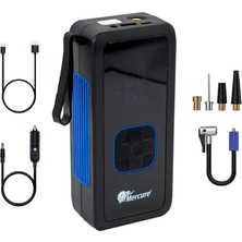 Mercure MC-5649 Şarjlı ve Kablolu Lastik Şişirme