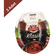 Namet Klasik Isıl Işlem Görmüş Sucuk (200 G) x 3 Adet