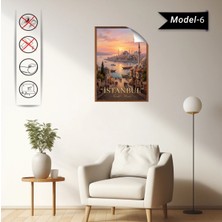 Akıllı Kağıt Türkiye Iller Tablo - Poster Istanbul (Model-6)