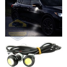 Otokap Universal Ayna Altı LED Cob Eagle Eye 2 Adet Beyaz Sağ Sol Takım Oto Ayna Altı Aydınlatma