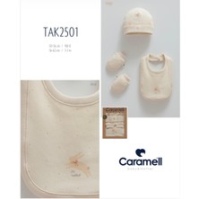 Caramell 4 Lü Takım (Sapka Eldıven Önlük)