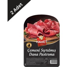 Namet Çemeni Sıyrılmış Dana Pastırma (110 G) x 2 Adet