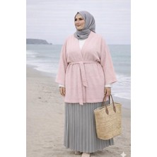 Cng Moda Büyük Beden Muslin Kimono