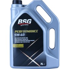 Bsg Motor Yağı 5W40 7 Litre Sl/cf Full Sentetik