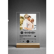 Photonom Spotify Barkodlu Plak Kişiye Özel Sevgiliye Hediye Arkadaşa Hediye Doğum Günü Yıl Dönümü