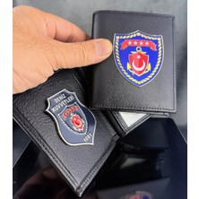 kuyumcudan Çift Rozetli Erkek Deri Cüzdan