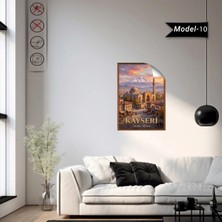 Akıllı Kağıt Türkiye Iller Tablo - Poster Kayseri (Model-10)