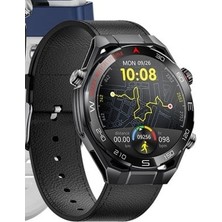 Kalobee SK55 Amoled Ekran Yapay Zeka Destekli 3 Kordonlu Akıllı Saat– iPhone & Android Uyumlu,51 mm Siyah