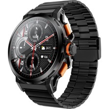 Kalobee SK43 Sports Watch Series Amoled Ekran 3 Kordonlu Akıllı Saat– iPhone & Android Uyumlu,48 mm Siyah