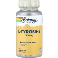 Solaray L-Tyrosine Neurotransmitter Support 500 Mg, 50 Vegcaps