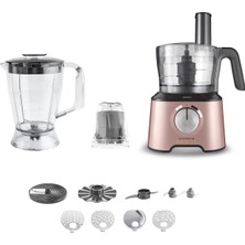Karaca Mastermaid Power Multifunctional 10 in 1 Mutfak Robotu 2000W Rosegold