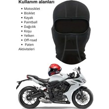 Domin Spor Motosiklet Balaklava Termal Motorcu Maske Termal Çok Amaçlı Sporcu Maskesi