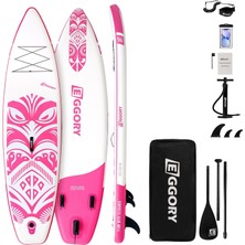 Eggory 320 cm x 84 cm x 15 cm Şişme Paddle Board – Şişme Sup Board 150 kg Taşır Şişme Sörf Tahtası