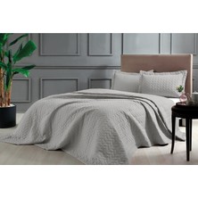 Taç Glory Çift Kişilik Yatak Örtüsü Takımı Taş Desenli Polyester Kumaş 250 x 260 cm