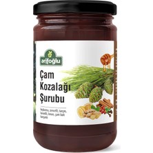 Arifoğlu 660 ml Çam Kozalağı Şurubu Doğal İçeriklerle Kuşburnu Zencefil Tarçın Karanfil Limon