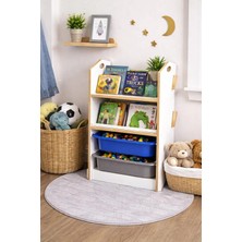 Çocuk Aktivite Kitaplık Saklama Ünitesi