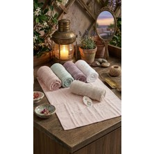 Z&N Style Miss Bamboo 50X90 Cm. Çeyizlik  Ihraç Malı El&yüz 6'lı Lüks Havlu Seti (Özel Çantalı)